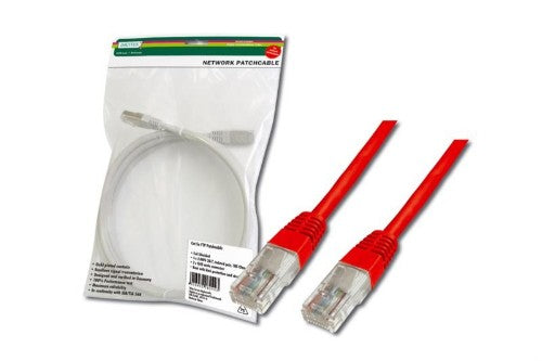 Mercodan Cat5e, UTP, 1.5m networking cable Red U/UTP (UTP)