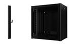 Lanview RWP12U45BL rack cabinet 12U Wall mounted rack Black