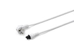 Microconnect PE010818W power cable White 1.8 m Power plug type E+F C5 coupler