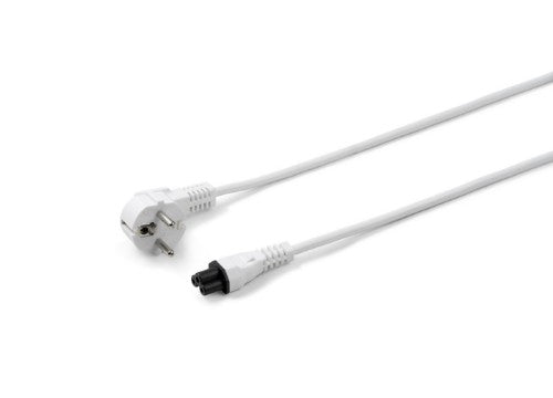 Microconnect PE010818W power cable White 1.8 m Power plug type E+F C5 coupler