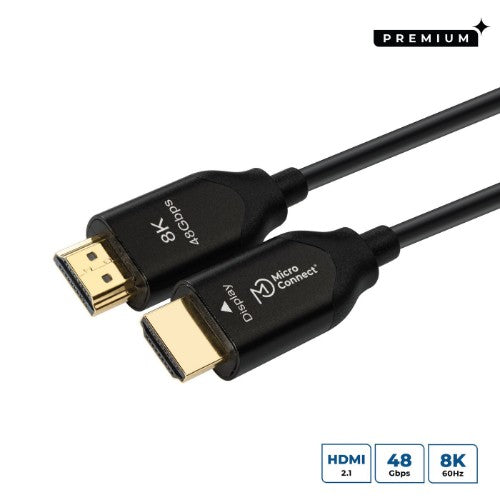 Microconnect HDM191950V2.1OP HDMI cable 50 m HDMI Type A (Standard) Black