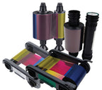 Evolis R5F208E100 Thermal-transfer ribbon Bk,C,M,Y, Transparent, 300 pages for Evolis Primacy 2