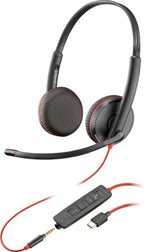 HP Poly Poly Blackwire C3225 Stereo USB-C Headset