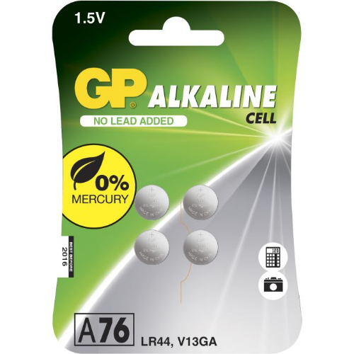 GP Batteries Alkaline Cell A76/LR44
