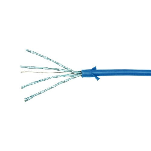 LogiLink CQ9026S networking cable Blue 0.5 m Cat6a U/FTP (STP)
