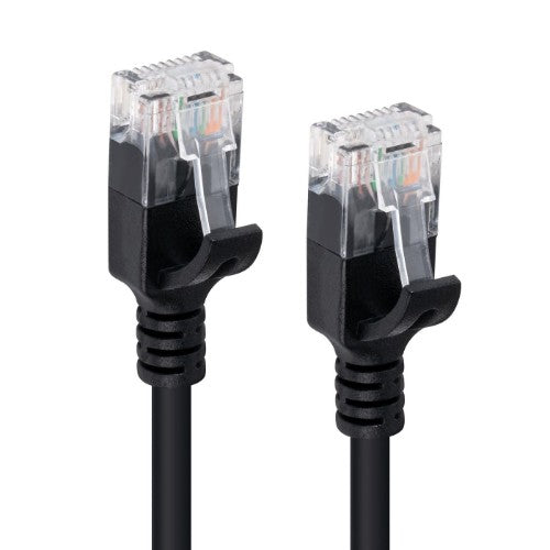 Microconnect V-UTP615S-SLIM networking cable Black 15 m Cat6 U/UTP (UTP)