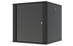 Lanview RWF12U66BL rack cabinet 12U Wall mounted rack Black