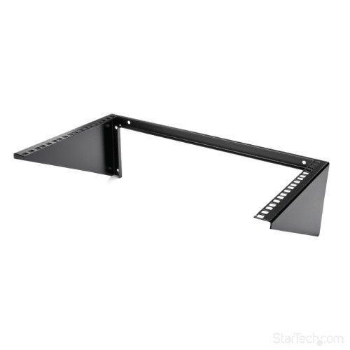 StarTech.com 6U Wall Mount Patch Panel Bracket – 19 in – Steel - Vertical Mounting Bracket for Networking and Data Equipment - TAA