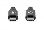 Manhattan USB-C to USB-C Cable, 5m, Active, Male to Male, Black, 10 Gbps (USB 3.2 Gen2 aka USB 3.1), 3A (fast charging), SuperSpeed+ USB, Lifetime Warranty