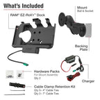RAM Mounts RAM-101-225B2-SAM60CP-V7CU mobile device dock station Mobile computer Black
