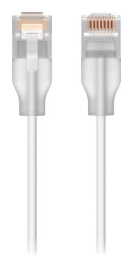 Ubiquiti UACC-Cable-Patch-EL-0.15M-W networking cable Translucent, White Cat6