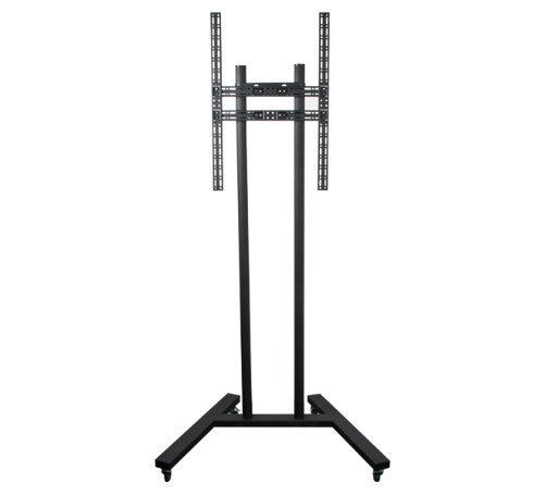B-Tech Large Universal Flat Screen Trolley / Floor Stand (VESA 800 x 600) - 1.8m Ø50mm Poles