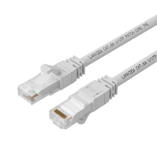 Lanview LV-UTP6A15W networking cable White 15 m Cat6a U/UTP (UTP)