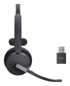 Yealink WH64 Hybrid Mono Teams Headset Wireless Head-band Office/Call center Micro-USB Bluetooth Black