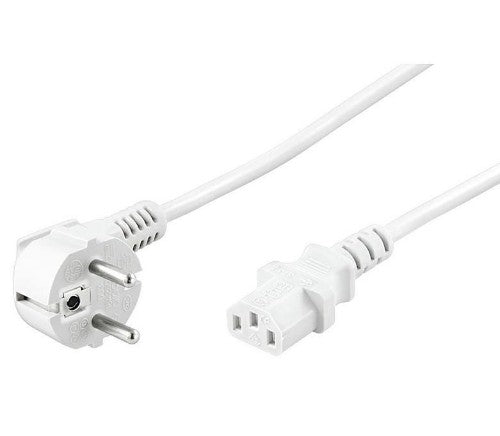 Microconnect PE010430W power cable White 3 m Power plug type E+F C13 coupler
