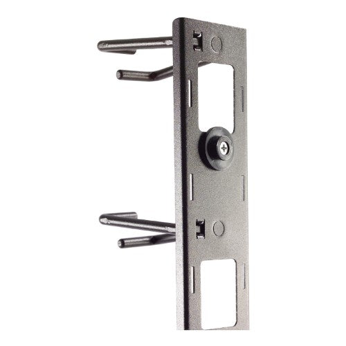 APC NetShelter Cable Management, Vertical Cable Manager, Cable Rings, Set of 8, Black, 55 mm x 766 mm x 85 mm