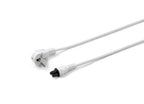 Microconnect PE010818W power cable White 1.8 m Power plug type E+F C5 coupler