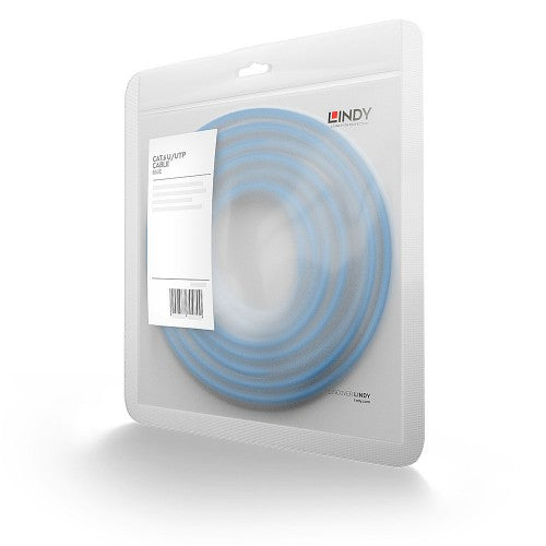 Lindy 5m Cat.6 U/UTP Network Cable, Blue