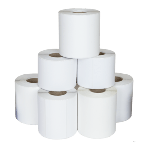 Zebra Z-Peform 1000D White Permanent Adhesive