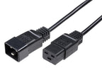 Microconnect PE141520 power cable Black 2 m C19 coupler C20 coupler