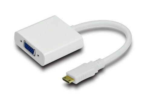 Microconnect HDMIVGA video cable adapter 15 m VGA (D-Sub) HDMI Type C (Mini) Black