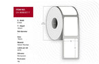 Capture CA-3006307-T printer label White
