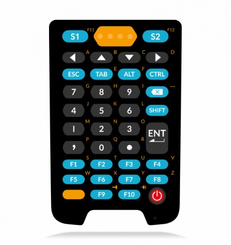 Newland N7 Cachalot Pro II handheld mobile computer 10.2 cm (4") 480 x 800 pixels Touchscreen 360 g Black