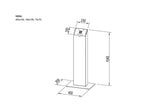 Multibrackets M Pro Series - Kiosk Black 15-32"