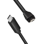LogiLink CU0197 USB cable USB 2.0 1 m USB C Micro-USB B Black