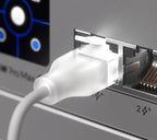 Ubiquiti UACC-Cable-Patch-EL-12M-W networking cable Translucent, White Cat6