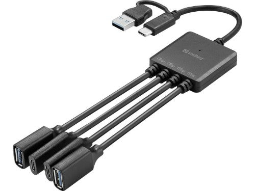 Sandberg USB-C/A to 2A+2C Splitter
