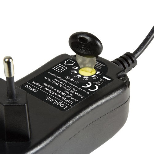 LogiLink PA0167 power adapter/inverter Indoor 12 W Black