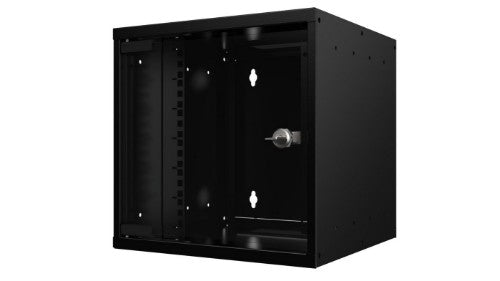 Lanview RSM06U30MNBL rack cabinet 6U Wall mounted rack Black