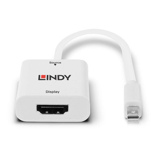 Lindy Mini DisplayPort 1.2 to HDMI 2.0 18G Active Converter