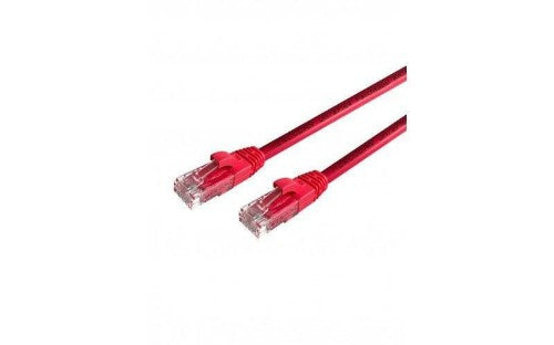 Mercodan UltraFlex Patchkabel KAT6 UTP, 7,5m, Rød, LSZH Halogenfri, AWG26, kobber, FLUKE testet networking cable Red 7.5 m Cat6 U/UTP (UTP) Round