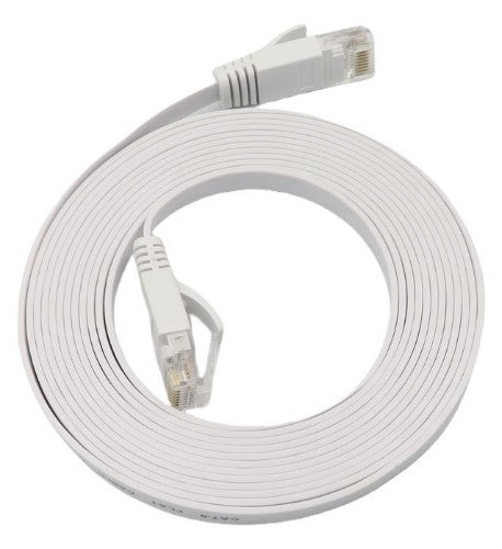 Microconnect V-UTP6A01W-FLAT-LSZH networking cable White 1 m Cat6a U/UTP (UTP)