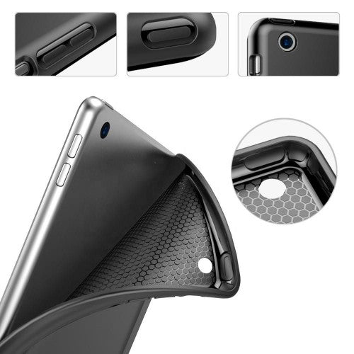 eSTUFF DENVER Folio Case for iPad 10.2 - Black PU leather