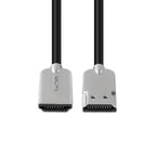 Microconnect HDMISUPERSLIM2M HDMI cable 2 m HDMI Type A (Standard) Black
