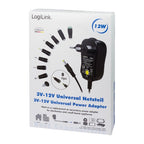 LogiLink PA0198 mobile device charger Universal Black AC Indoor