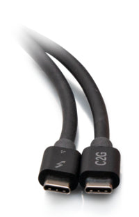 C2G 2.6ft (0.8m) ThunderboltTM 4 USB-C® Cable (40Gbps)