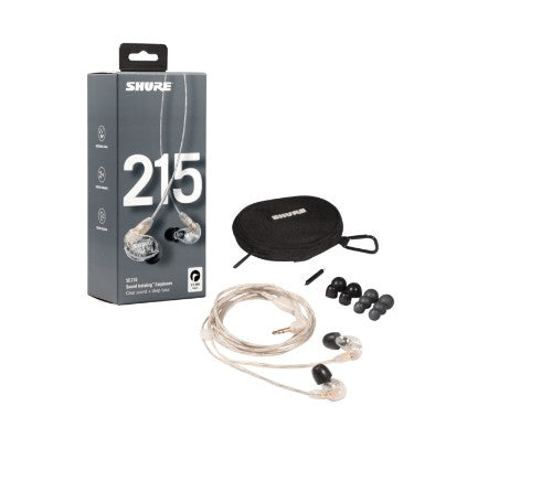Shure SE215 Pro Headphones Wired In-ear Stage/Studio Transparent
