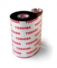 Toshiba BX760055AG2 Thermal-transfer roll black wax resin 55mm x 600m Pack=10 for Toshiba B-SX 4
