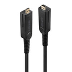Lindy 20m Fibre Optic Hybrid Micro-HDMI 18G Cable with Detachable HDMI and DVI Connectors