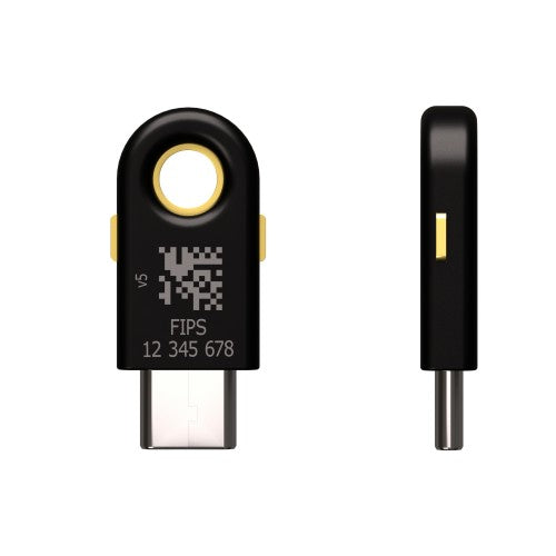 Yubico YubiKey 5C FIPS, NIST Validated Security Key, USB-C