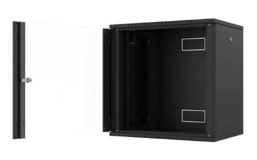 Lanview RWF12U45BL rack cabinet 12U Wall mounted rack Black