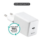eSTUFF ES637046 mobile device charger Smartphone White AC Fast charging Indoor
