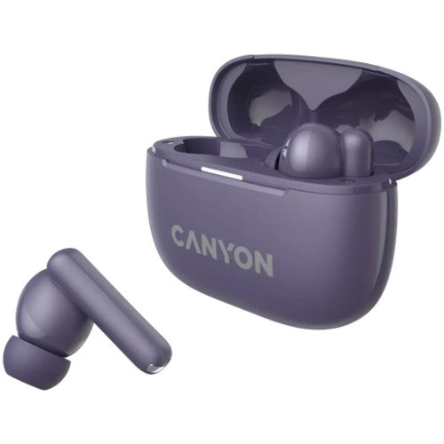Canyon CNS-TWS10PL headphones/headset True Wireless Stereo (TWS) In-ear Calls/Music/Sport/Everyday USB Type-C Bluetooth Purple