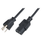 LogiLink NEMA5-15P - IEC 60320-1 (C13), 1.8m Black C13 coupler