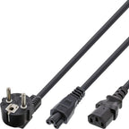 Microconnect PE011418 power cable Black 1.8 m Power plug type E+F C13 coupler + C5 coupler