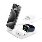 Belkin BoostCharge Headphones, Smartphone, Smartwatch White USB Wireless charging Fast charging Indoor